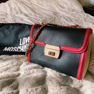 Love Moschino Multi-Colored Leather Purse